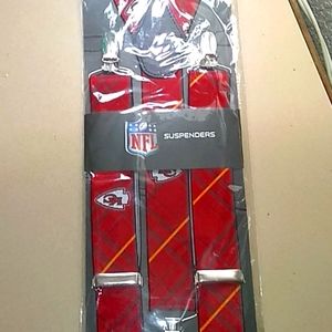 Chiefs suspenders brand new in package